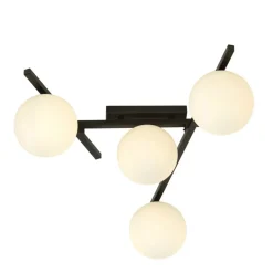 Clearance Designerska, czarna lampa sufitowa z kulami 1103/4 SMART | Kaja Żyrandole Nowoczesne