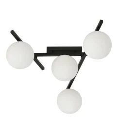 Clearance Designerska, czarna lampa sufitowa z kulami 1103/4 SMART | Kaja Żyrandole Nowoczesne