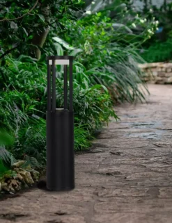 Sklep Kaja Designerska, czarna lampa ogrodowa LED K-8138 50cm UBBE | Kaja