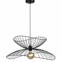 Best Sale Designerska, czarna lampa wisząca PND-34429-1-BK GALIA | Kaja Żyrandole Nowoczesne