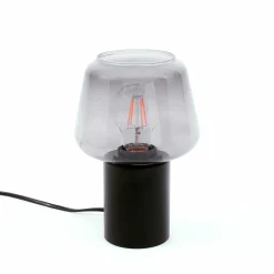 Sklep Kaja Designerska czarna lampka nocna TB-3332-1S-BK+SG ROMIO | Kaja