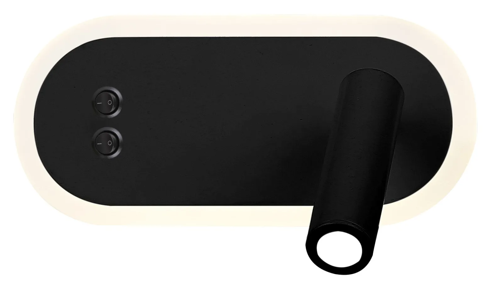 Sklep Kaja Designerska, czarna, ledowa lampa ścienna 22-75796 z serii MIRACLE