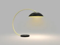 Sklep Kaja Designerska, czarno-złota lampka do biura WF 8001-104 ROSSKOFF | Kaja