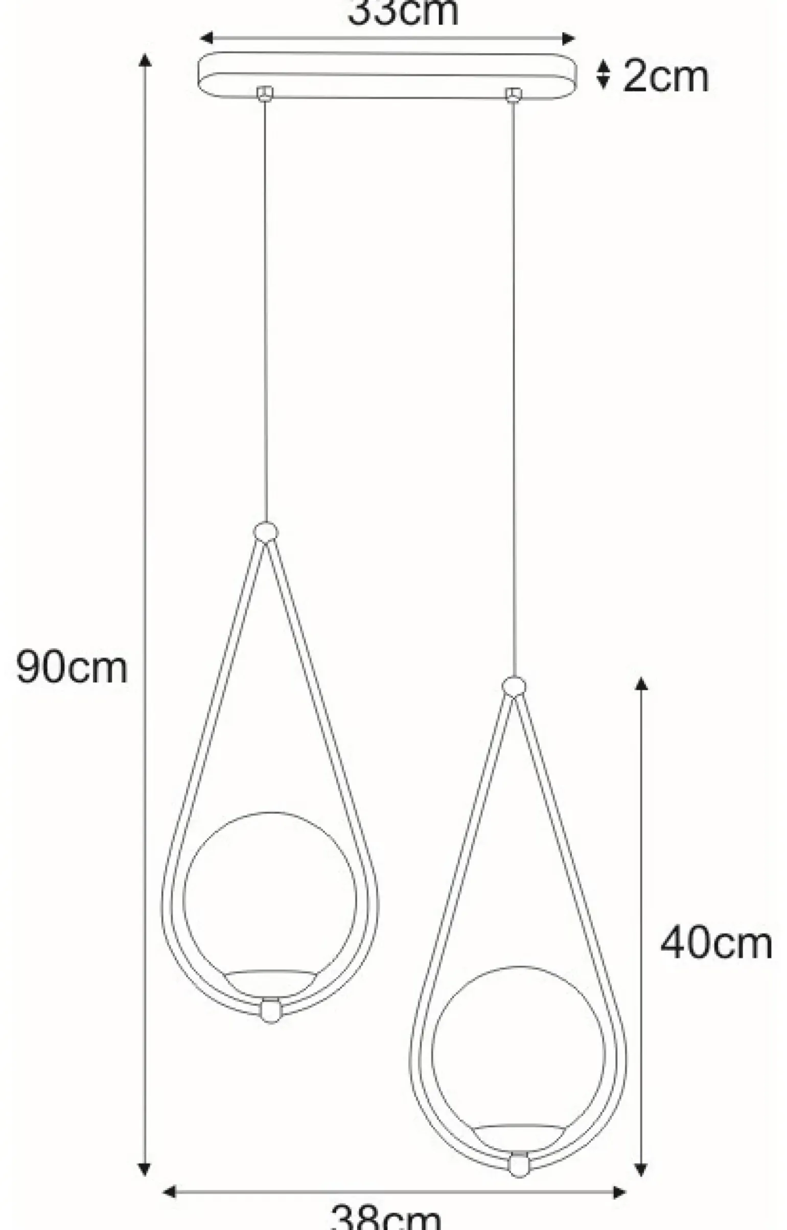Store Designerska, elegancka lampa wisząca K-4776 NEVE GOLD | Kaja Żyrandole Nowoczesne
