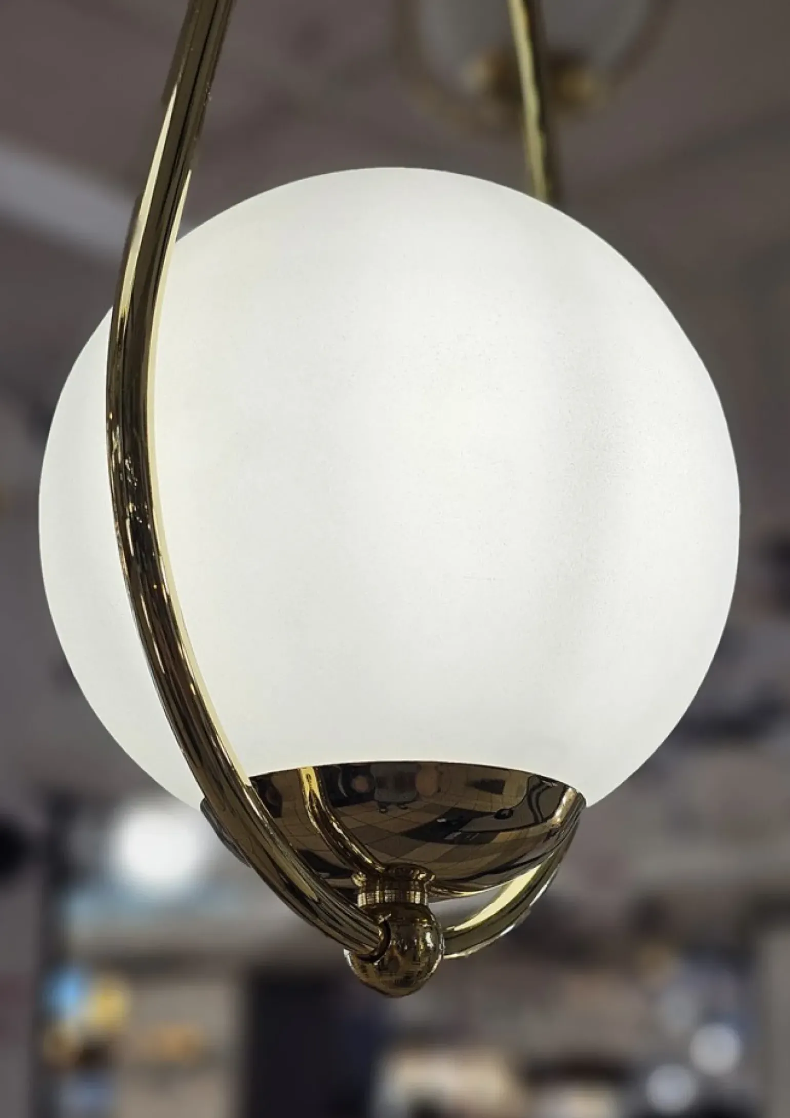 Store Designerska, elegancka lampa wisząca K-4776 NEVE GOLD | Kaja Żyrandole Nowoczesne