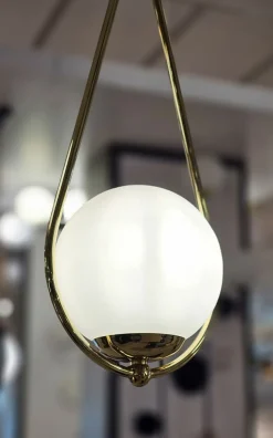 Store Designerska, elegancka lampa wisząca K-4776 NEVE GOLD | Kaja Żyrandole Nowoczesne
