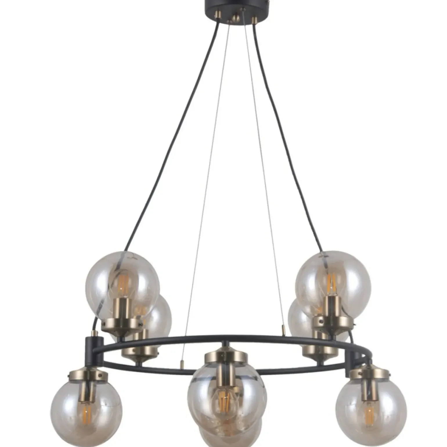 Store Designerska lampa do sypialni PND-28622-8A GALVEZ | Kaja Oświetlenie Żyrandole Nowoczesne