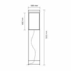 Sklep Kaja Designerska lampa stojąca - mosiądz 190cm ANT 9533 PAA | Kaja