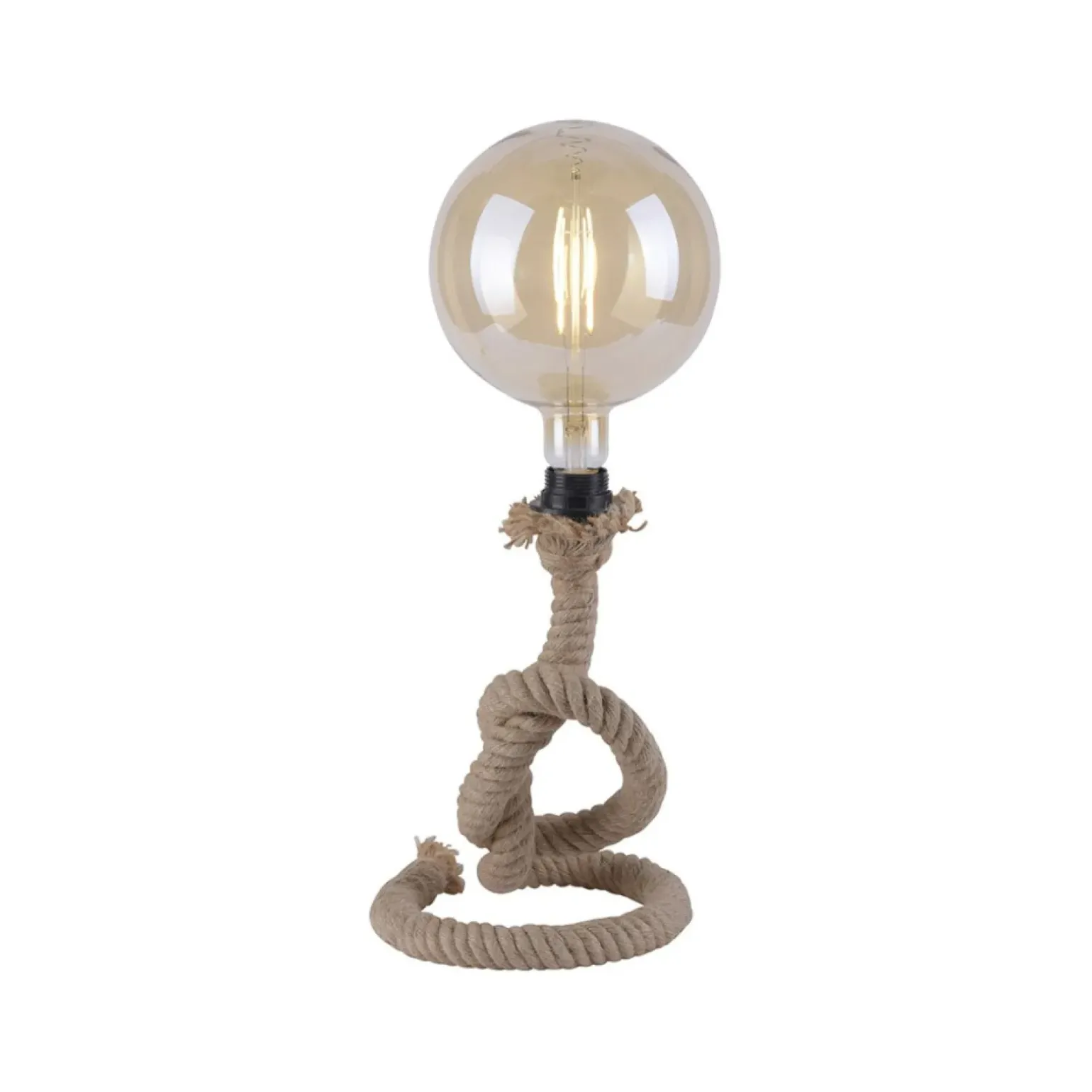 Sklep Kaja Designerska lampa stołowa, zawinięty sznur 15480-18 z serii ROPE