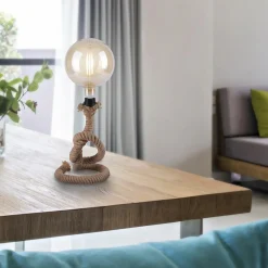 Sklep Kaja Designerska lampa stołowa, zawinięty sznur 15480-18 z serii ROPE