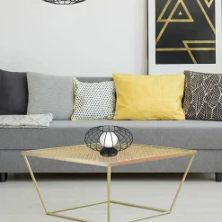 Sklep Kaja Designerska lampa stołowa z kloszem MLP4430 KRONOS | Kaja Oświetlenie