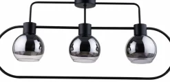 Outlet Designerska lampa sufitowa do stylowej sypialni SIG 31887 - LINDA Żyrandole Nowoczesne