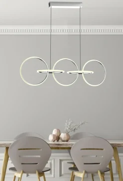 Best Designerska lampa wisząca LED nad stół A0022-350 KOS | Kaja Żyrandole Nowoczesne