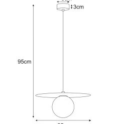 Cheap Designerska lampa wisząca z regulacją wysokości K-5446 z serii ROBIN Żyrandole Nowoczesne