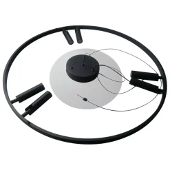 Cheap Designerska lampa wisząca obręcz LP-907/1P BK ALMERIA | Kaja Żyrandole Nowoczesne