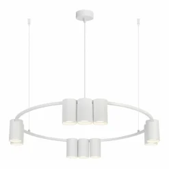 Best Designerska lampa wisząca, duża obręcz ML0374 (KOŁO) GENESIS | Kaja Żyrandole Nowoczesne