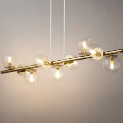 Cheap Designerska lampa wisząca w kolorze złota SIG 40801 z serii AVOLA Żyrandole Nowoczesne