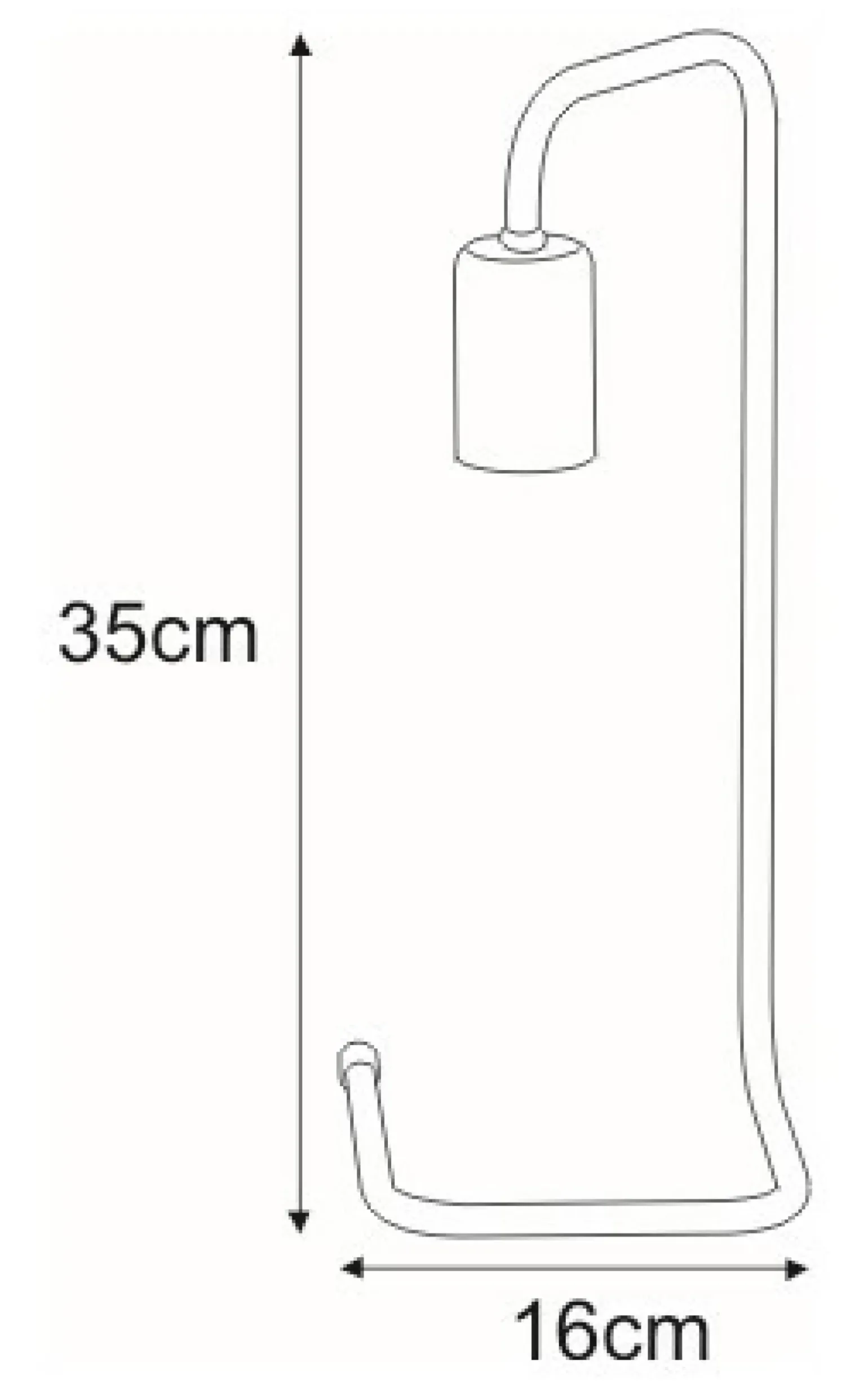 Sklep Kaja Designerska lampka stołowa bez klosza K-4054 KARNAK | Kaja Oświetlenie