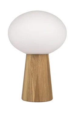 Sklep Kaja Designerska lampka z drewnianą podstawą 108409 z serii PATER | Kaja