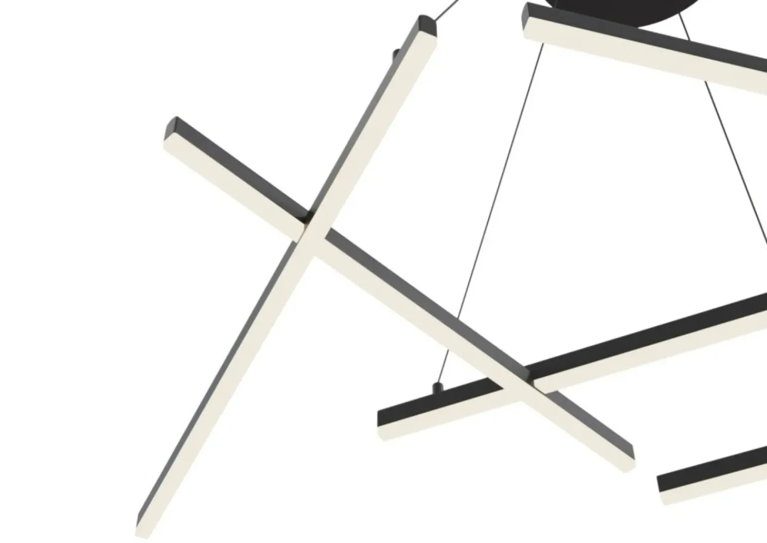 Best Sale Designerska, ledowa lampa wisząca MOD016PL-L75B LINE | Kaja Żyrandole Nowoczesne