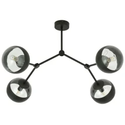 Discount Designerska, loftowa lampa sufitowa do sypialni 1135/4 SPACE | Kaja Żyrandole Nowoczesne