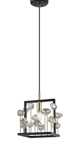Best Sale Designerska, ozdobna lampa do sypialni P0541-01B-SDAC z serii CAROLINE Żyrandole Nowoczesne