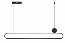Clearance Designerska, pozioma lampa nad stół, z pilotem AZ5450 NICODEMO | Kaja Żyrandole Nowoczesne