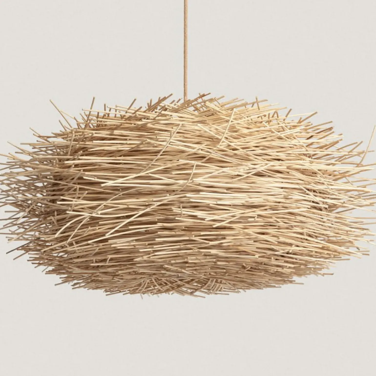 Store Designerska, rattanowa lampa wisząca ABR-NLW31XL-BH-E27 BOHO | Kaja Żyrandole Nowoczesne