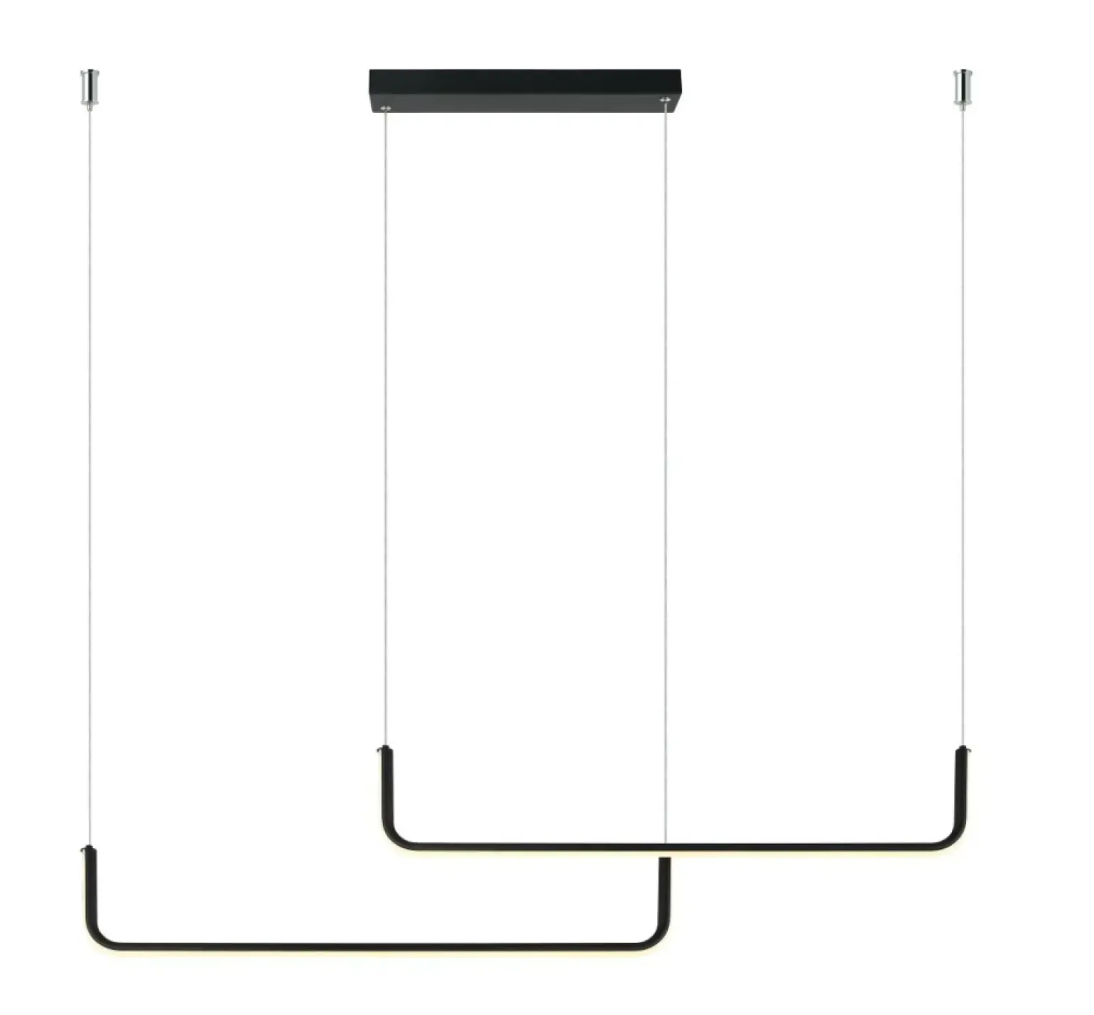 Clearance Designerska, rozłożysta lampa wisząca LP-1015/2P z serii MALAWI | Kaja Żyrandole Nowoczesne