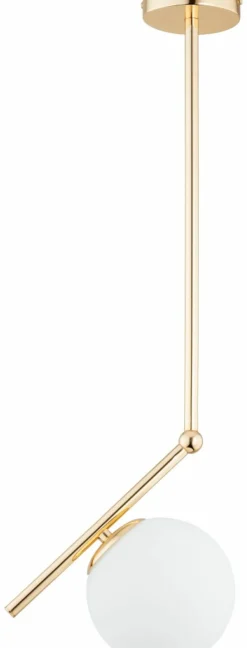 Best Sale Designerska, złota lampa sufitowa z kloszem AL 61124 LIBERTY | Kaja Żyrandole Nowoczesne