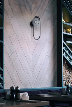 Sklep Kaja Designerski kinkiet z grafitowym kloszem K-5115 z serii DAVOS | Kaja