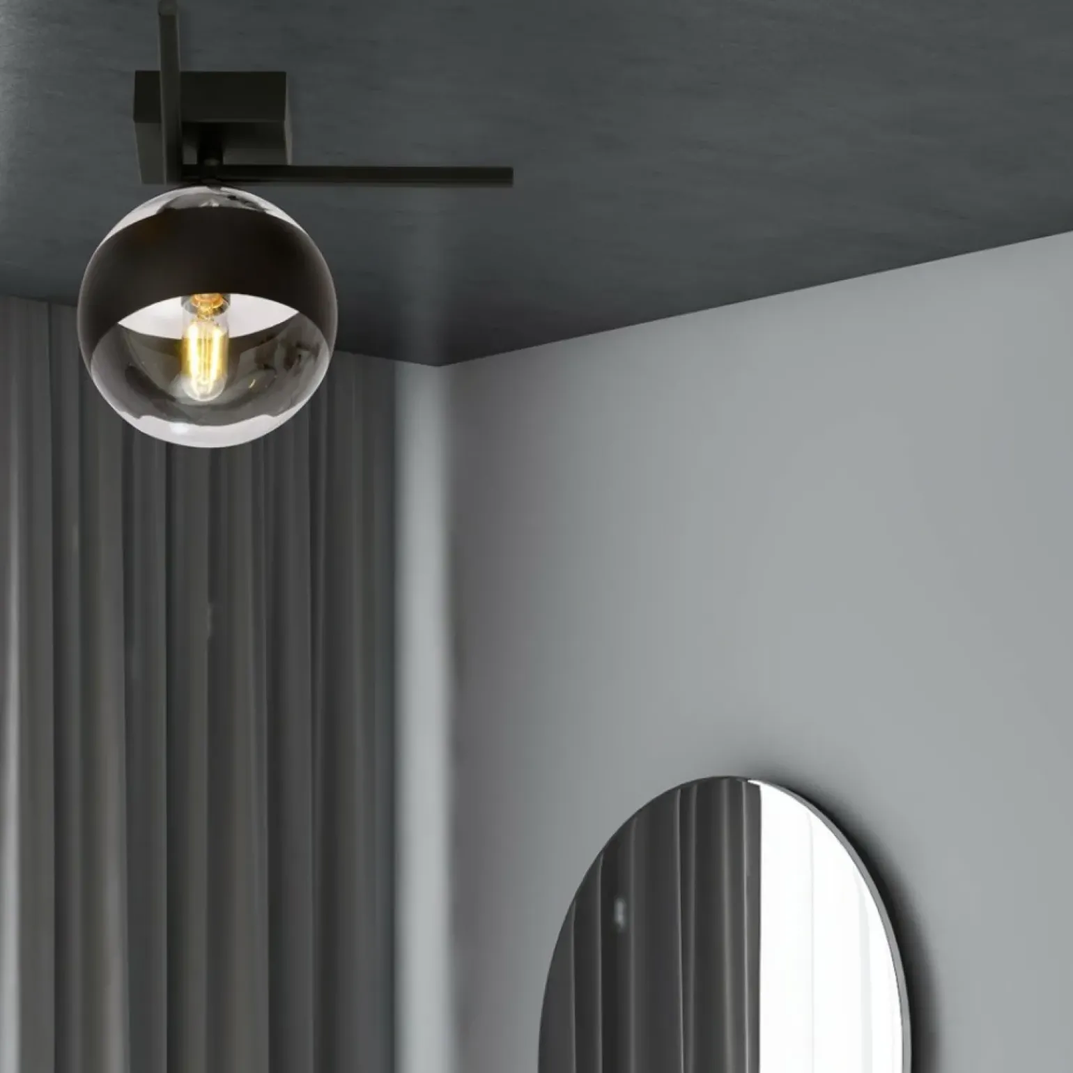 Online Designerski spot natynkowy z kloszem 1132/1G IMAGO | Kaja Oświetlenie Żyrandole Nowoczesne