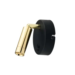 Sklep Kaja Designerski, wąski kinkiet, złota tuba to holu TK 1303 z serii ENZO