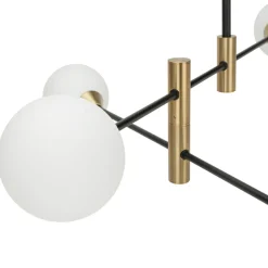 Cheap Designerski żyrandol z kloszami PND-9148-4-OPAL MARINO | Kaja Żyrandole Nowoczesne