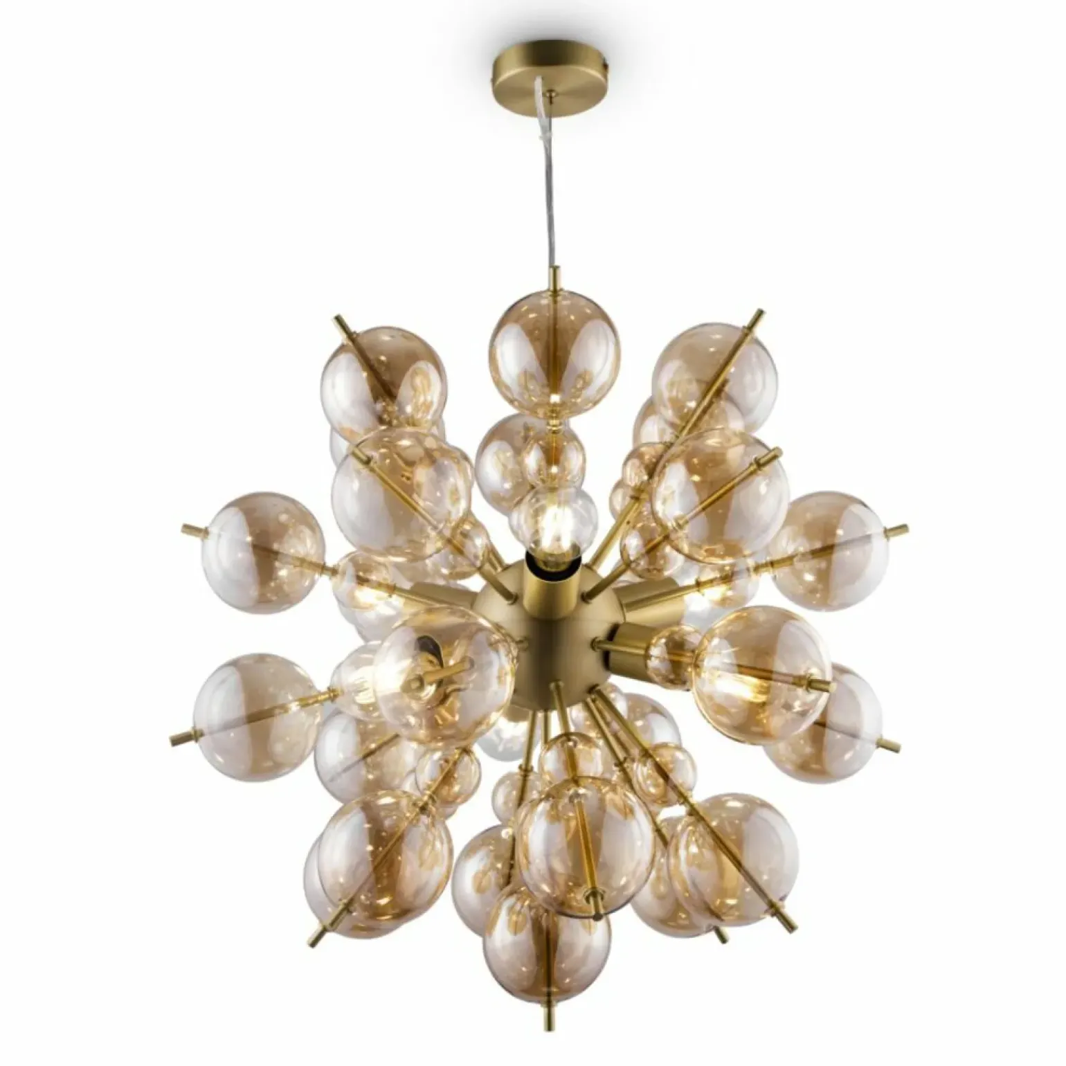 Hot Designerski żyrandol z kulkami MOD133PL-06BS BOLLA | Kaja Oświetlenie Żyrandole Nowoczesne