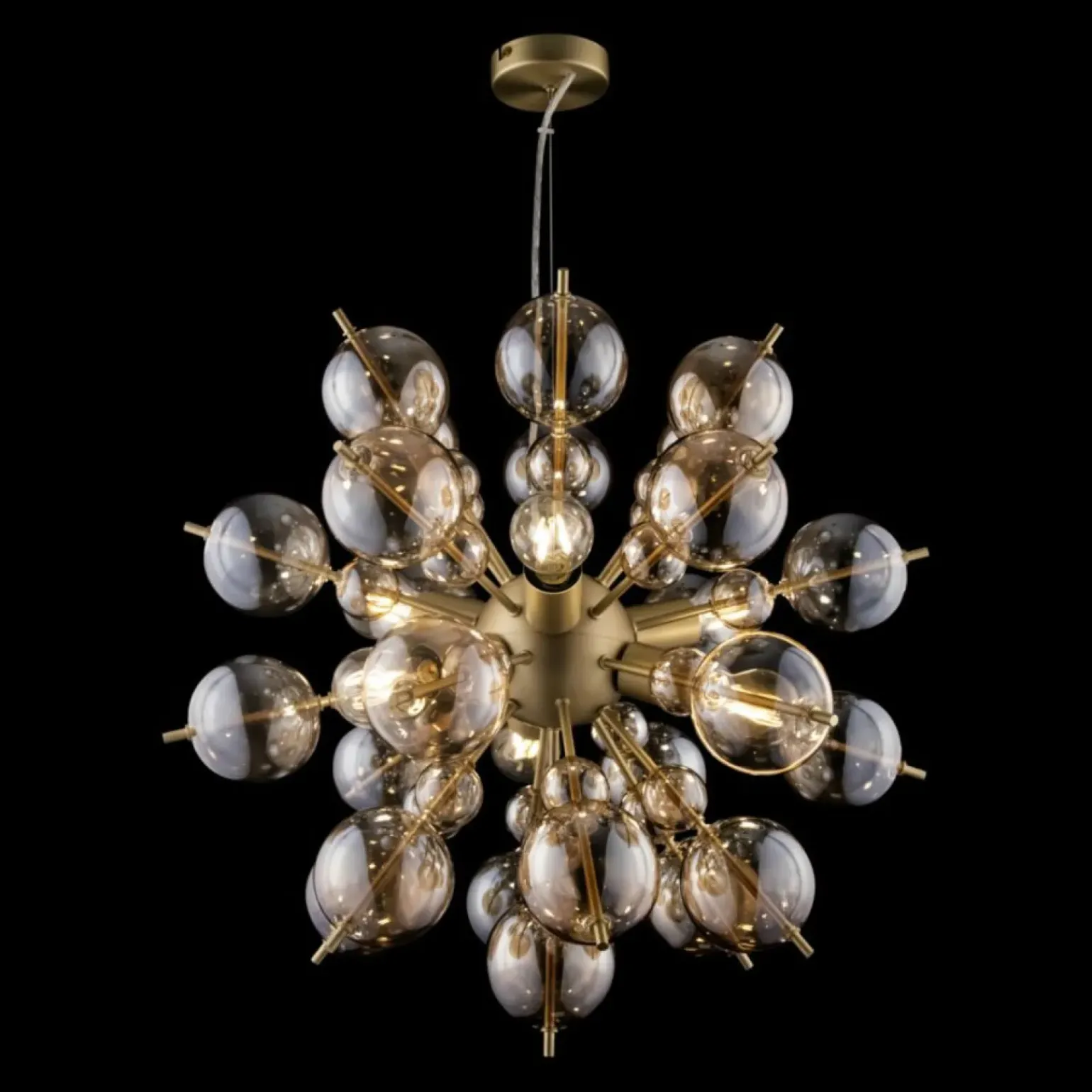 Hot Designerski żyrandol z kulkami MOD133PL-06BS BOLLA | Kaja Oświetlenie Żyrandole Nowoczesne