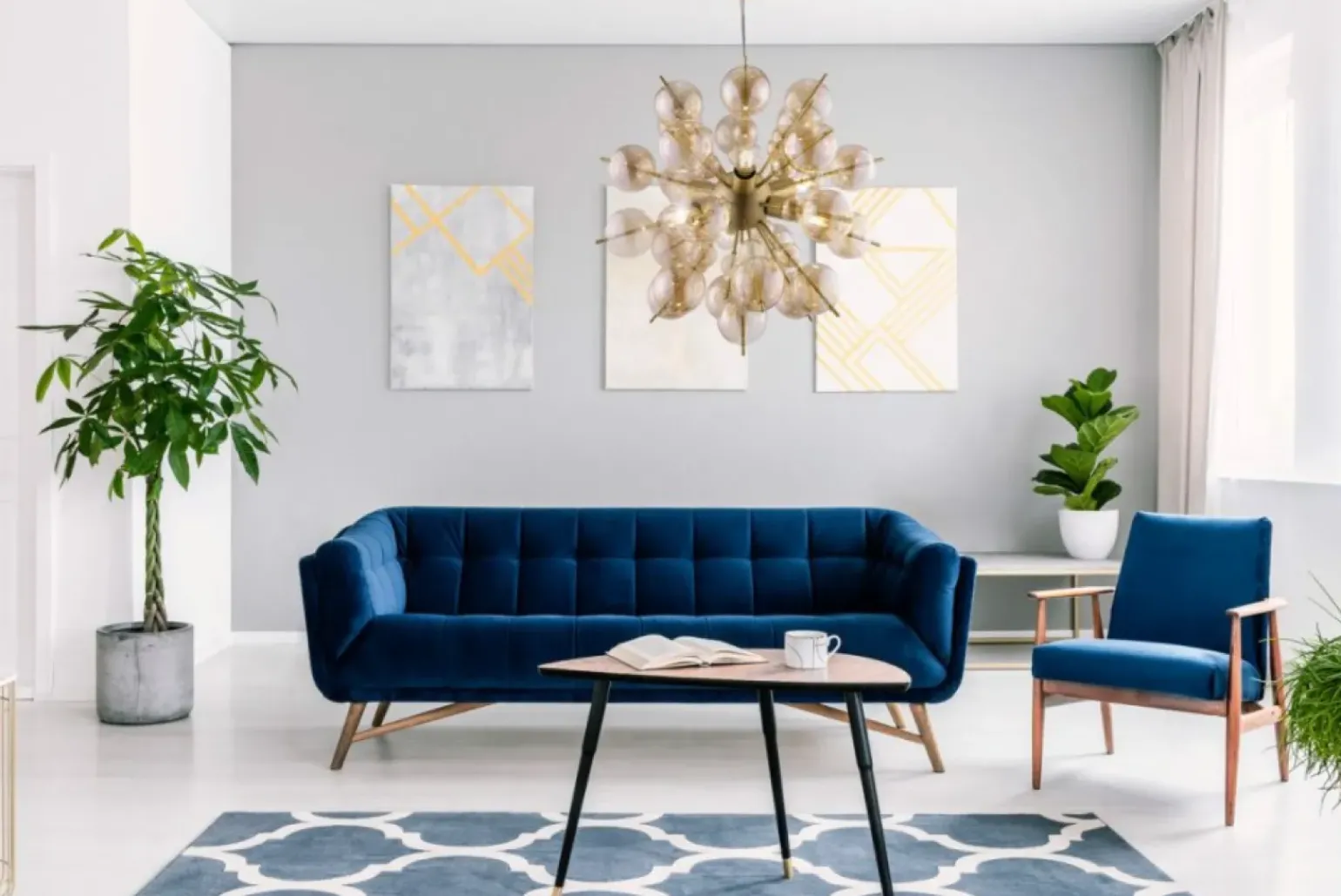 Hot Designerski żyrandol z kulkami MOD133PL-06BS BOLLA | Kaja Oświetlenie Żyrandole Nowoczesne