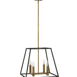 Outlet Doskonała lampa wisząca, 4 źródła światła HK-FULTON-4P z serii FULTON Żyrandole Nowoczesne