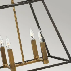 Outlet Doskonała lampa wisząca, 4 źródła światła HK-FULTON-4P z serii FULTON Żyrandole Nowoczesne