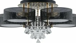 Flash Sale Doskonały żyrandol z kolorowymi LEDami DRS8006/5 TR NET | Kaja Żyrandole Nowoczesne