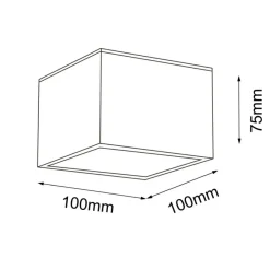 Sklep Kaja Downlight kostka do oświetlenia łazienki ANT 7721 SUWA | Kaja