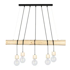 Best Sale Drewniana belka na zwisach, nad stół 69315550 TRABO PINO | Kaja Żyrandole Nowoczesne