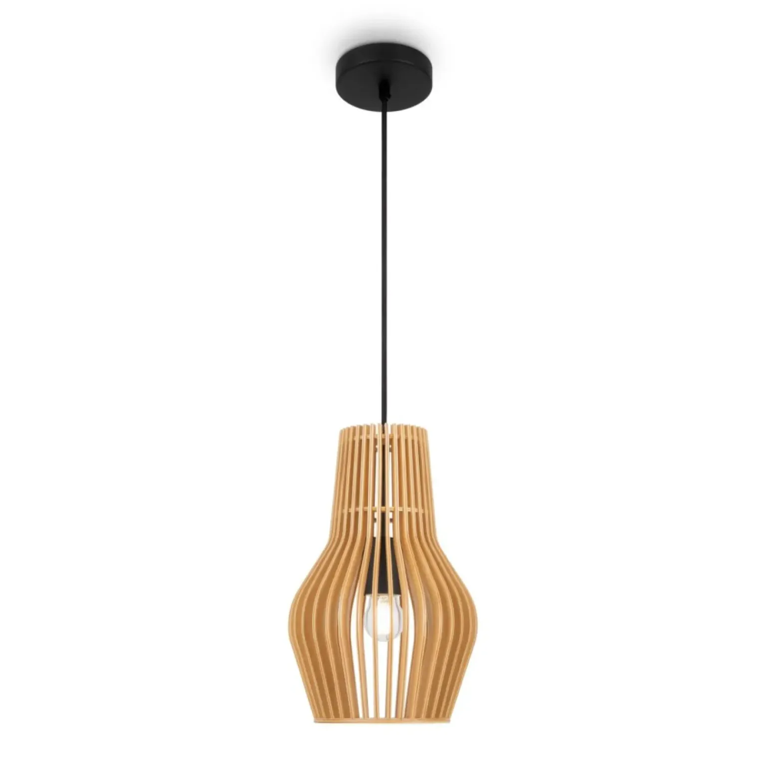 Cheap Drewniana lampa wisząca, nad stół MOD191PL-01W z serii ROOTS Żyrandole Nowoczesne