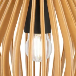 Cheap Drewniana lampa wisząca, nad stół MOD191PL-01W z serii ROOTS Żyrandole Nowoczesne