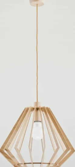 Cheap Drewniana lampa wisząca w kształcie brylantu AL 60319 | Kaja Żyrandole Nowoczesne