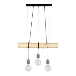 Cheap Drewniana lampa wisząca z betonem 68499304 TRABO CONCRETE | Kaja Żyrandole Nowoczesne