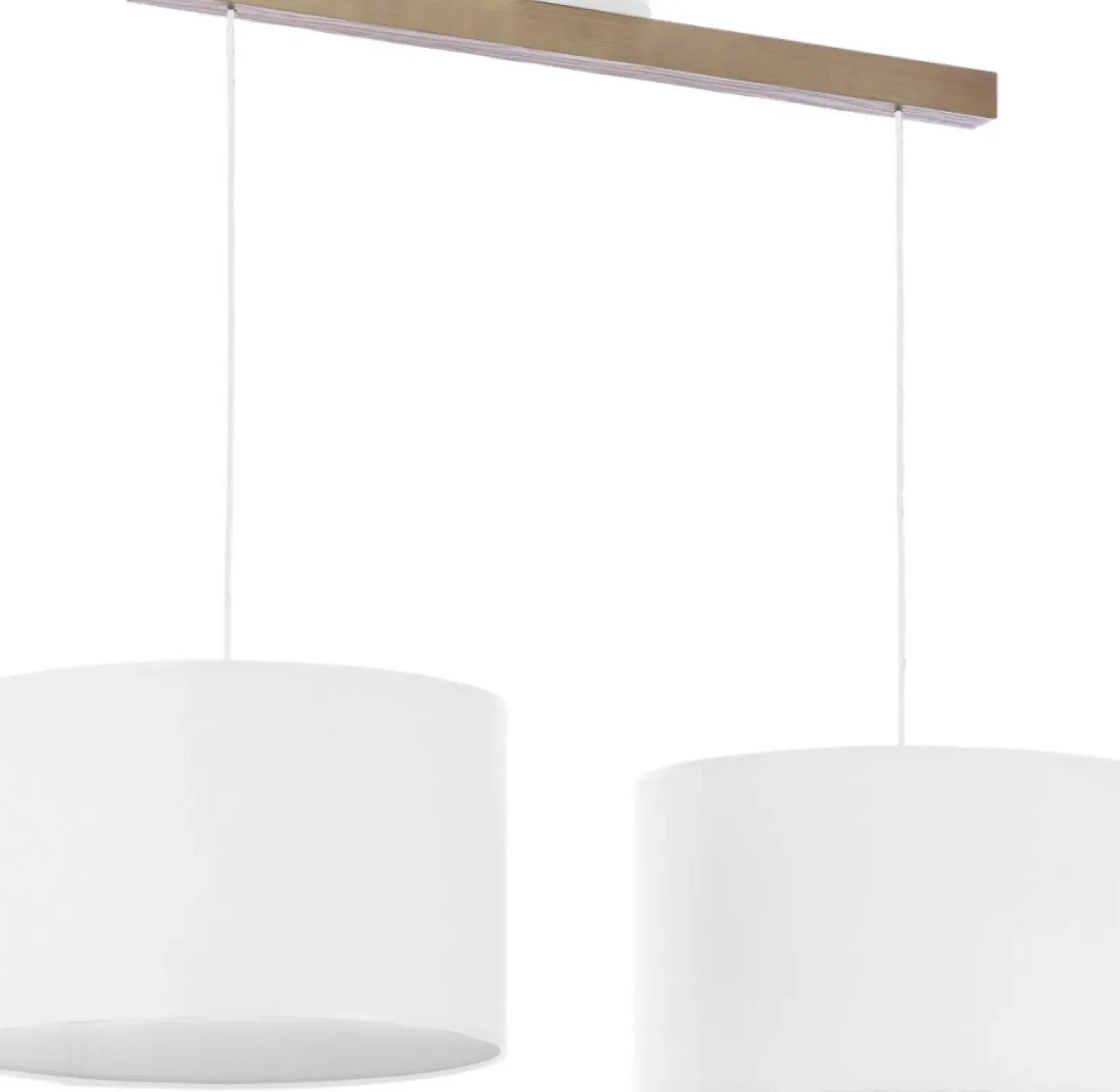 Sklep Kaja Drewniana lampa wisząca z abażurami TK 3373 TROY WHITE | Kaja