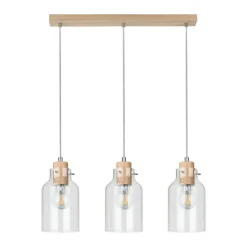 Flash Sale Drewniana listwa nad stół w jadalni 1760374 ALESSANDRO WOOD | Kaja Żyrandole Nowoczesne