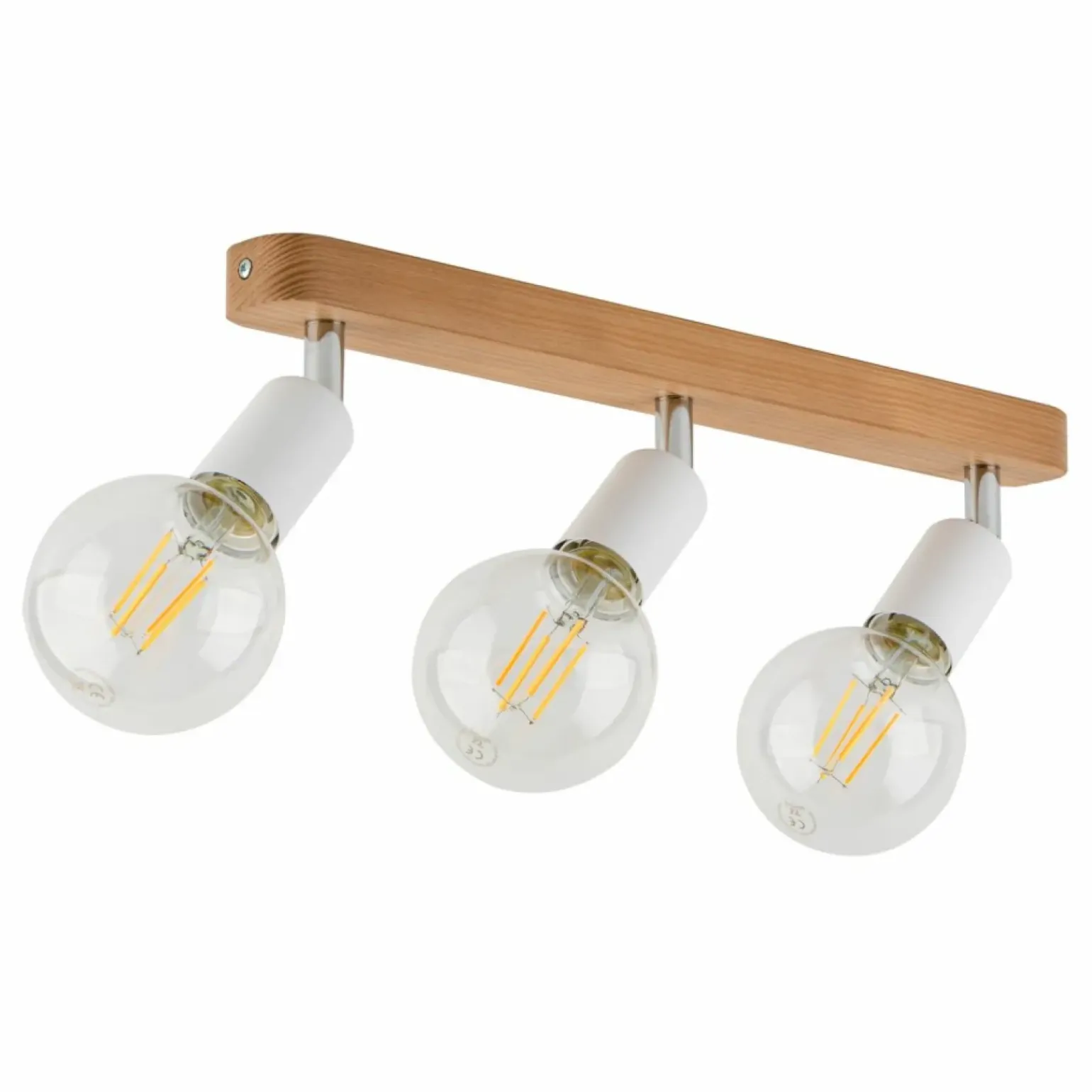 Fashion Drewniana listwa ze spotami, do sypialni TK 4749 z serii SIMPLY WOOD Żyrandole Nowoczesne