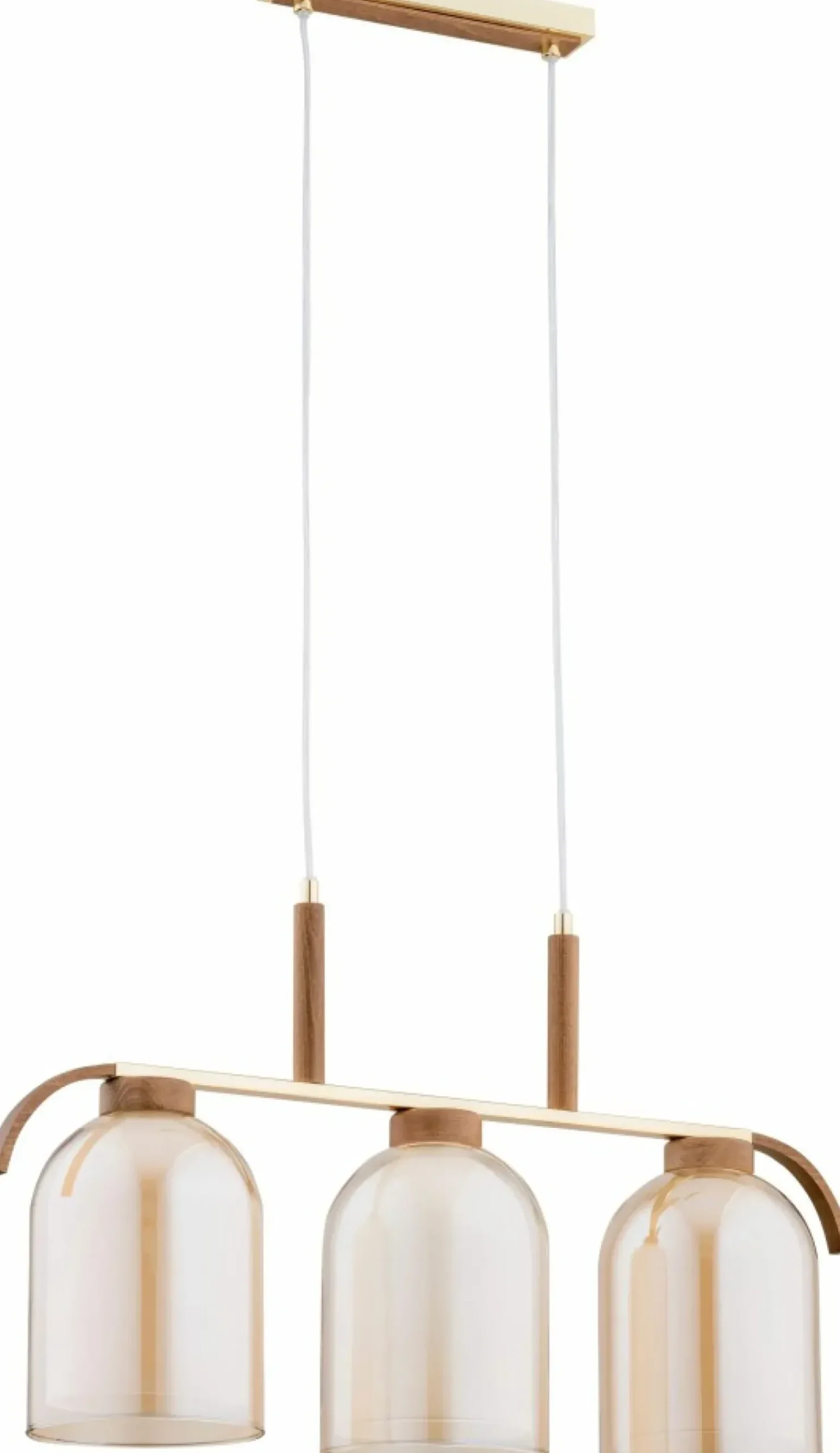 Cheap Drewniano-złota lampa do przytulnej jadalni AL 61303 ARIS | Kaja Żyrandole Nowoczesne